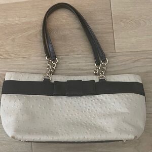 Kate Spade Cream and Black Shoulder Bag